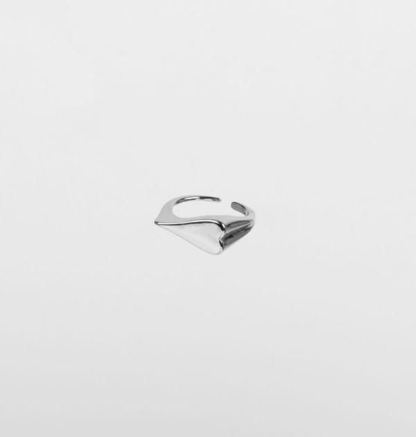 Signet ring “Embrace” silver