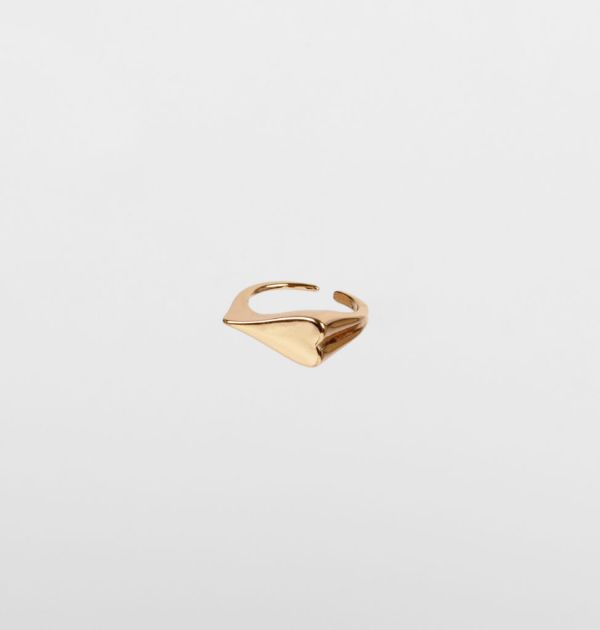 Signet ring “Embrace” gold