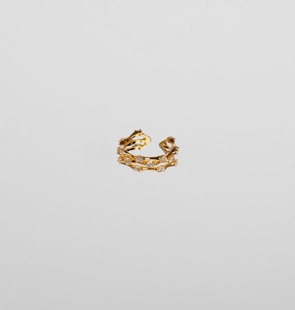 Ring “Bifurque” gold