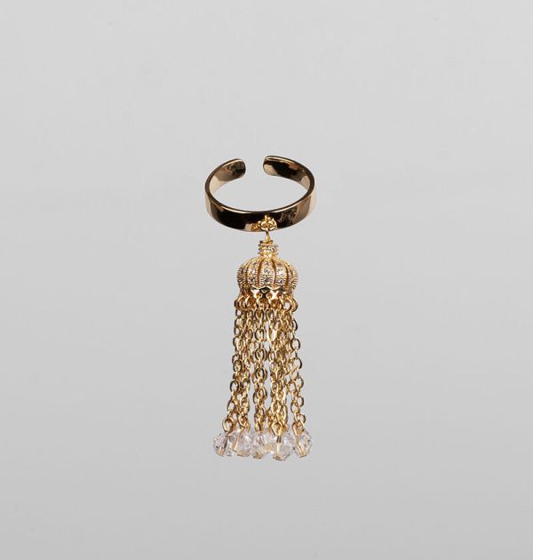 Ring with tassel NEW